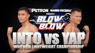 Jerald Into vs Mark John Yap  Manny Pacquiao Blow by Blow  WBC Asia Lightweight Championship [upl. by Hobie]