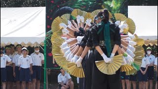 鹿児島玉龍高校應援團 令和4年 体育祭 翠組 高校三年生 応援団 演舞 [upl. by Htomit]