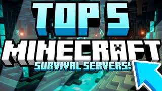 Top 5 Minecraft SMP Servers BEDROCKJAVA SERVERS  2023 WINTER EDITION [upl. by Kwapong759]