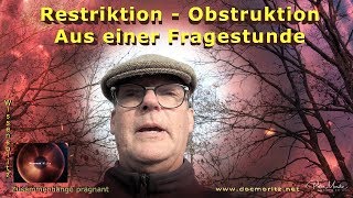 Restriktion  Obstruktion Fragestunde Physiotherapie [upl. by Ymmas]