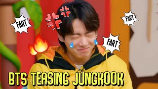 A Never Ending Saga Of BTS Teasing Jungkook [upl. by Rhodes]