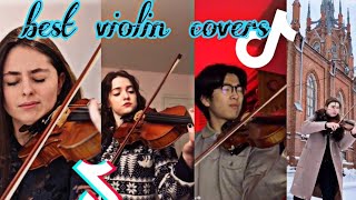 Best Violin cover Tiktoks🌸 best covers TIKTOK COMPILATION violin [upl. by Beasley39]