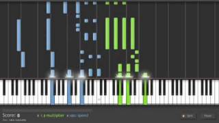 Synthesia Piano Hishoku No Sora from Shakugan No Shana Arranged by jiangxinci [upl. by Alhahs]