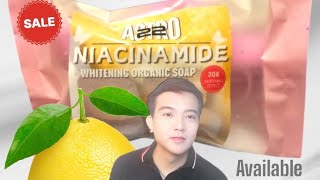 Available Organic Niacinamide whitening soap 20X Effect pm now thank you [upl. by Araihc]