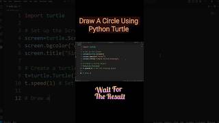 Draw a perfect Circle  Turtle Learning  Python Tutorial  The PyPlay [upl. by Suravart]