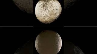 Iapetus Saturn’s Moon with a Real Dark Side astronomy space science [upl. by Ahseniuq]