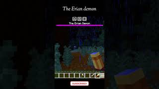 Minecraft short video the erian demon minecraft gaming shortfeed shorts [upl. by Yelats705]