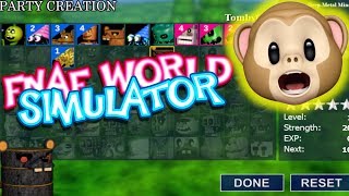 ITS A FULL GAME NOW  FNAF World Simulator [upl. by Ahseenal446]