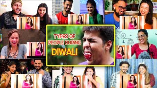 Types Of People During Diwali  Ashish Chanchlani  Mix Mashup Reaction [upl. by Prebo]