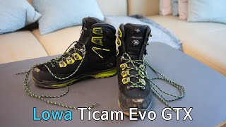 박영준TV ㅣLowa Ticam Evo GTX  트레킹 백패킹 알파인용 등산화 [upl. by Swisher505]