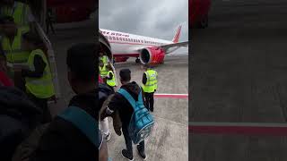 Air India parking trending youtubeshorts vistara airindia airindiaflight airindiaplane mumbai [upl. by Euqnimod]