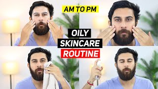 Skincare Routine For Oily Skin  Day To Night Skincare Tips For Oily Skin [upl. by Saundra]