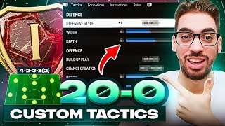 POST PATCH 200 BEST META 42312 CUSTOM TACTICS amp INSTRUCTIONS IN FC 24 ULTIMATE TEAM [upl. by Anahahs]