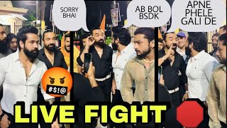 Rajveer fitness vs ajaz khan fight liverajveer sisodia ajaz khan live [upl. by Wun]