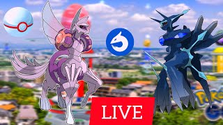 Dialga amp Palkia ✨ Raids invite Live 🔴 Pokemon Go Raids pokemon dialga [upl. by Ardnala307]