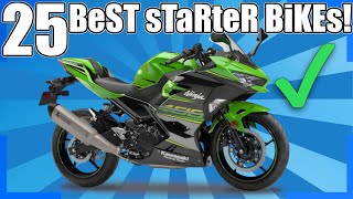 25 BEST Beginner Motorcycles Under 10K [upl. by Enwahs]