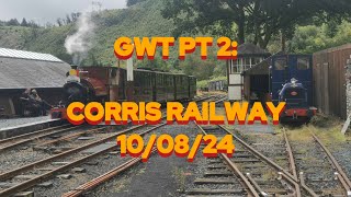 Great Wales Trip Part 2 Trip to the Corris Railway 100824 [upl. by Zoa]