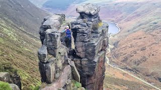 Dovestones to Bircham Clough to Trinnacles Circular hike peak district [upl. by Bannerman364]