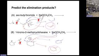 Organic Chemistry 1  Questions of Elimination reactions 2 [upl. by Ezequiel]