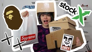 1500 HYPEBEAST HAUL Supreme Nike Bape StockX Shopping Pickups [upl. by Ekeiram]