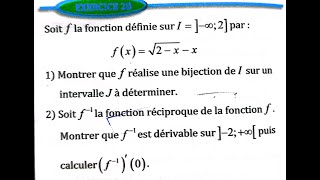 dérivation et étude des fonctions 2 bac SM Ex 27 et 28 page 150 Almoufid [upl. by Zwart]