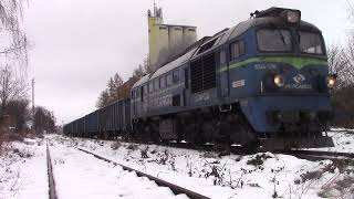 ST 44 1216 bei der Ausfahrt aus Strzegom mit ordentlicher Abgas verwirbelung [upl. by Ruamaj]