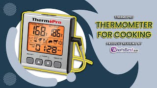 ThermoPro Digital Meat Thermometer Review  Whatsbestca [upl. by Bronder]