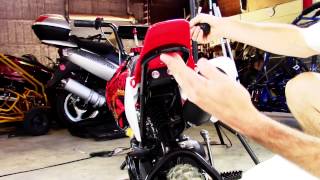 Coolster 70cc MiniPro Pit Dirt Bike  QG210 [upl. by Alliber]