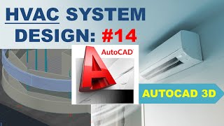 HOW TO DESIGN AN HVAC SYSTEM FULL COURSE PART 14 AUTOCAD 3D WINDOWS AND MATERIALS BROWSER [upl. by Monica]