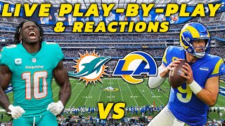 Miami Dolphins vs Los Angeles Rams  Live PlayByPlay amp Reactions [upl. by Melodee]