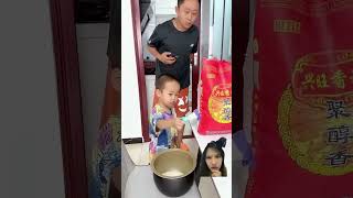 Emang adek bisa masak nasi⁉️ xionghaizi mengwa mengbaby [upl. by Erlin]