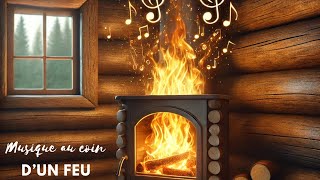 Musique au coin dun feu music musique feu cheminée jazz relaxing tontonbushcraft cocooning [upl. by Carena]