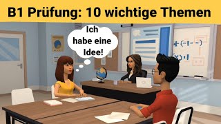 Mündliche Prüfung deutsch B1  Gemeinsam etwas planenDialog  10 wichtige Themen  sprechen Teil 3 [upl. by Heman57]