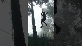 Sky park🥶🥰IsubscribeI yercaudhills skypark zipline [upl. by Lena394]