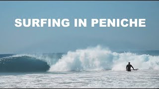 Surfing in Peniche  best waves in Europe [upl. by Ramsden]