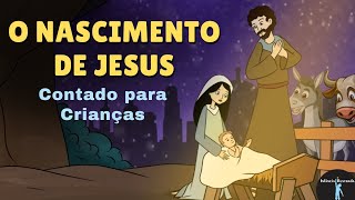 A HISTÓRIA DO NASCIMENTO DE JESUS  DESENHO BÍBLICO  NATAL [upl. by Proudman]