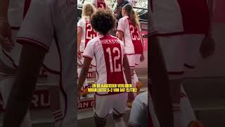 AJAX VROUWEN VERLIEZEN VAN O16 JONGENS shorts [upl. by Windzer]