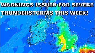 Warnings Issued for Severe Thunderstorms This Week 30th July 2024 [upl. by Swithbert]