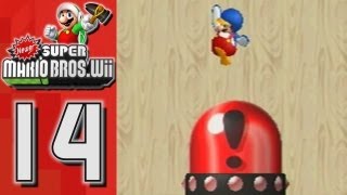 Newer Super Mario Bros Wii  World 5  Freezeflame Volcano Part 14 [upl. by Traci]