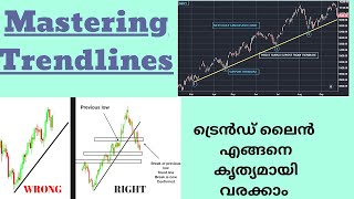 Mastering Trendline  Share market malayalamtechnicalanalysismalayalamtradingmalayalam [upl. by Anastasius]