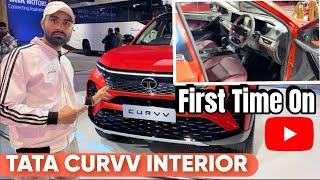 New Tata Curvv 2024 Launched  First Time Interior Explore  ₹10 Lakh Base Variant  First Coupe SUV [upl. by Esimehc]