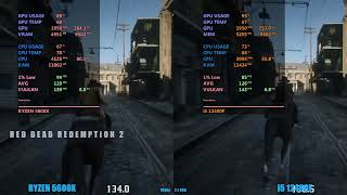 i5 12400f vs Ryzen 5600x gaming test [upl. by Anerok]