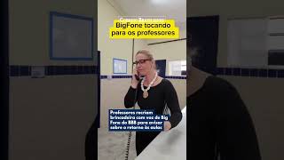 PROFESSORES RECRIAM BRINCADEIRAS COM VOZ DE BIG FONE DO BBB PARA AVISAR SOBRE O RETORNO ÀS AULAS [upl. by Nylrats]