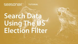 Seasonax Tutorial Search Data Using The US Election Filter [upl. by Gabrila]