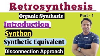 Retrosynthesis Organic Chemistry Disconnection Approach [upl. by Helas]