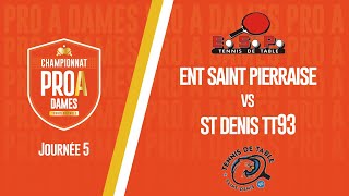 PRO A DAMES  J5  ENT SAINT PIERRAISE et ST DENIS TT93 [upl. by Aissatsana]