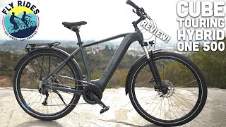 REVIEW Cube Touring Hybrid One 500  Perfect For The Electric Bike Tourist Electric Bike Commuters [upl. by Ahsiekin]