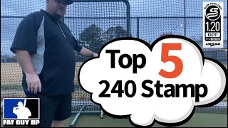 2022 Top 5 USSSA 240 Stamp slowpitch Softball Bats [upl. by Snyder762]