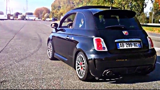 ABARTH 500 bombardone 20  downpipe exhaust sound [upl. by Anilys62]