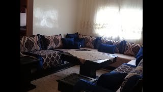 Tour salon marocain غيرت ديكور صالونيجولة في صالوني المغربي بين تقليدي وعصري [upl. by Rust]